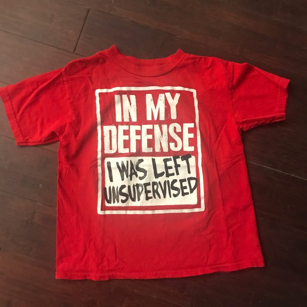 Boys red t-shirt